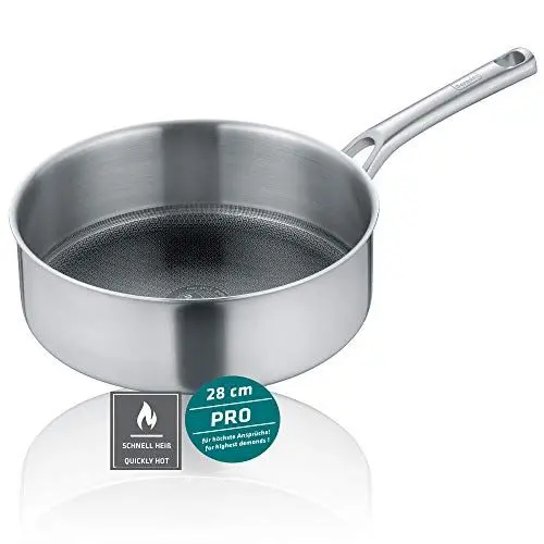 Produktbild: Berndes Pfanne Tricion Resist 28 cm, Schmorpfanne extrem kratzfest, schnell erhitzt, inkl. Deckel, antihaft beschichtet