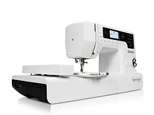 Produktbild: Bernette Chicago 7 Nähmaschine und Stickmaschine mit 200 Nähprogramme, Weiß