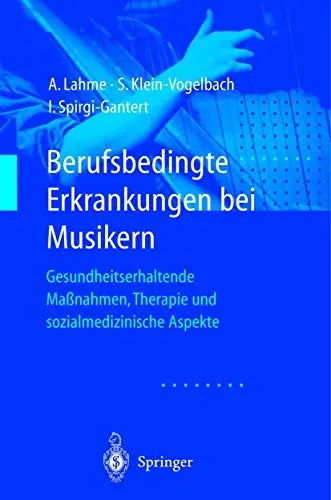 Produktbild: Berufsbedingte Erkrankungen bei Musikern: 