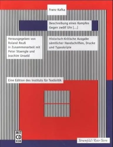 Produktbild: Beschreibung eines Kampfes. Franz Kafka- Ausgabe. (2 Bde. u. Ergänzungsbd. m. CD-ROM.)