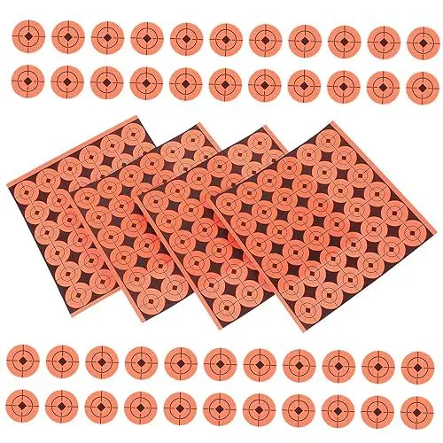 Produktbild: BESPORTBLE 1080 Stück Kreisförmige Aufkleber Tragbare Zielscheiben-Zubehör Patch-Applikation Runde Etiketten Metallanhänger Schießscheiben-Papier Schießscheiben-Kreuzscheiben