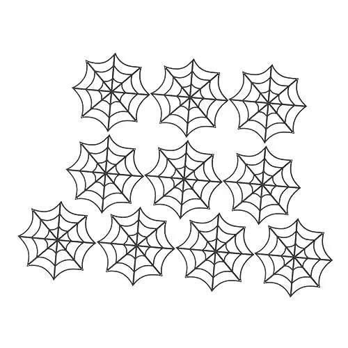 Produktbild: BESPORTBLE 10St Halloween-Spinnennetz Halloween-Dekoration Spukhaus Spinnennetz Halloween Costume Halloween Kleidung Halloween-Party-Layout-Requisiten Halloween-Party-Ornamente Plastik Black