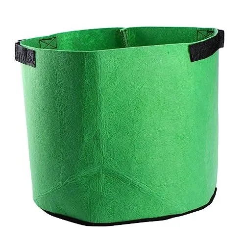 Produktbild: BESPORTBLE 10 Belüftungstopf Töpfe Für Pflanzen Im Freien Outdoor-töpfe Für Pflanzen Groß Kräutersamen Behälter Klarer Topf Pflanzgefäße Aus Stoff Hochbeet Im Garten Luftpflanzentöpfe Green