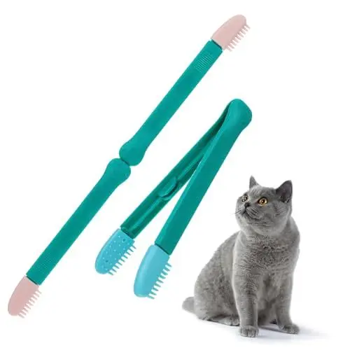 Produktbild: BESPORTBLE 10 Stk Augengummireiniger Augenreinigungstücher Katzenkamm Kamm Für Katzentränenflecken Tierhaarkamm Hygienetücher Hundekamm Katzenaugen-reinigungsbürste Kamm Für Kätzchen Pp