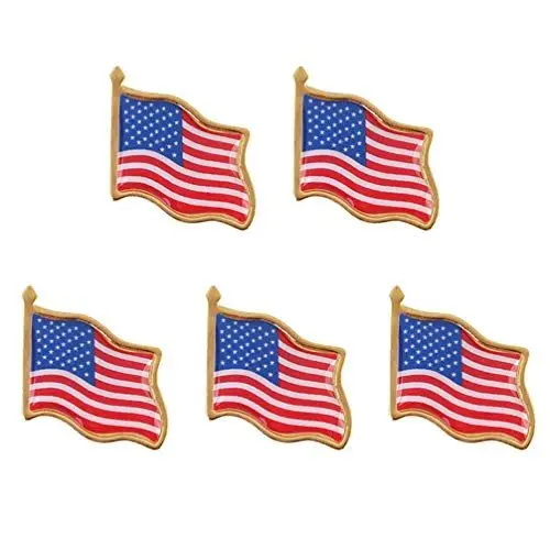 Produktbild: BESPORTBLE 10 Stück Amerikanische Anstecknadel USA Hut Abzeichen Pin Emaille Brosche Pin