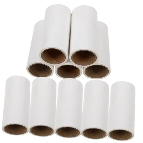 Produktbild: BESPORTBLE 10 Stück Weiße Fusselroller Für Boden Fusselroller Nachfüllpads Papier Fusselroller Nachfüllungen Nur Fusselroller Großpackung