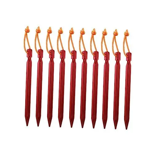 Produktbild: BESPORTBLE 10st Sichere Heringe Befestigungszelt Zeltheringe Pflock Campingzubehör Zeltnägel Stift Camping Zubehör Outdoor-Zelt Zeltzubehör Zur Befestigung des Zeltes Mit Seil Befestigen