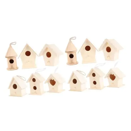 Produktbild: BESPORTBLE 12-Teiliges Pädagogisches Kinder-Bastelspielzeug Mini-Spielzeug Kidcraft-Spielset Puzzle-Spielzeug Kinderspielzeug Fenster Vogelhaus Outdoor-Spielzeug Für Kinder