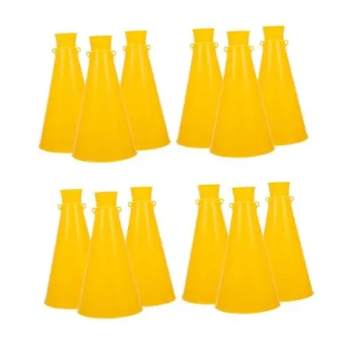 Produktbild: BESPORTBLE 12 STK jubelndes Horn Mini-Megaphon Cheerleader-Hörner Sport-Jubelhorn Jubel Megafon Partydekoration hochzeitsspiele Mini-Mikrofon Spielzubehör für Fans Cheerleader-Megaphone Abs