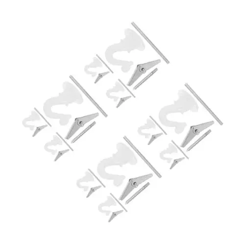 Produktbild: BESPORTBLE 12 Sets Innovative Deckenhaken Robuste Pflanzenaufhängehaken Mit Hardware Selbstklebende Deckenhaken Weiß