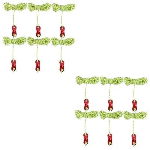 Produktbild: BESPORTBLE 12 Stück 4 Zeltüberdachungs-zugseil Reflektierendes Windseil Abspannleinen Camping Zelt Camping Reflektierende Schnur Campingplane Wasserdicht Nylon Aluminiumlegierung Zugschnur