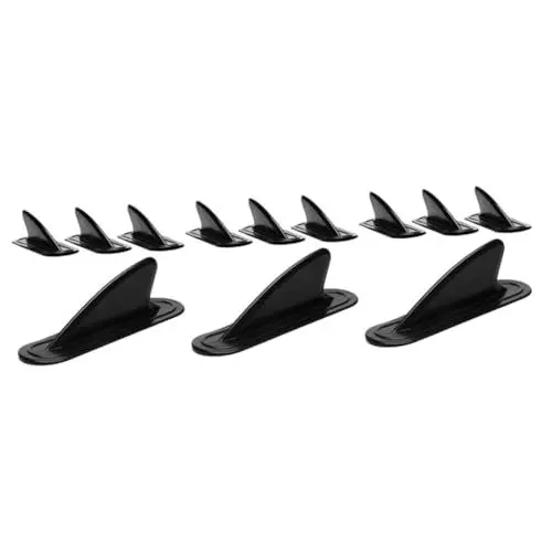 Produktbild: BESPORTBLE 12 Stück Surfbrett Flosse Paddle Board Flosse Surfbrett Wasserabscheider Surfbrett Wasserstabilisator Surfbrett Ersatz Surfbrett Schwanzflosse Paddel Wasserteiler
