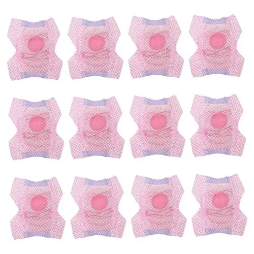 Produktbild: BESPORTBLE Menstruationshöschen Für Hunde – 12er-Pack Saugfähige Haustierwindeln Auslaufsicher Wiederverwendbar Bequem Für Rüden Und Hündinnen Ideal Für Training Periode