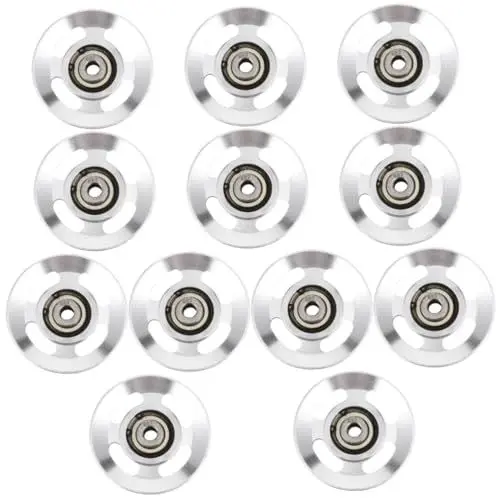 Produktbild: BESPORTBLE 12 Stücke Fitness Pulley Kabel Gym Ausrüstung Aluminium Legierung Lager Pulley Gym Zubehör Für Übung