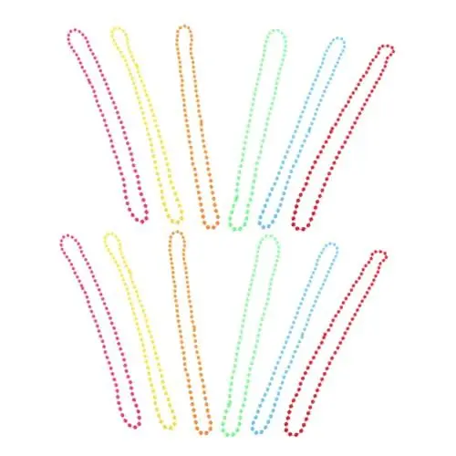 Produktbild: BESPORTBLE 12stücke Kunststoff-halskette Für Karnevalsperlen Perlenkette Für Damen Karnevalsketten-accessoires Perlenhalsschmuck Für Party Maskerade-party-zubehör