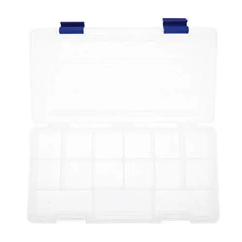 Produktbild: BESPORTBLE 15er Karton Köderbox Behälter Für Angelgeräte Fischmenschen Organizer Für Angelgeräte Behälter Für Angelköder Angelausrüstung Weiß Bass Abs Tablett