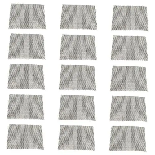 Produktbild: BESPORTBLE 304 Edelstahl Moos Festnetz Gras Pflanze Netz Aquarium Fisch Tank Zubehör Set 8x8cm 15 Stücke