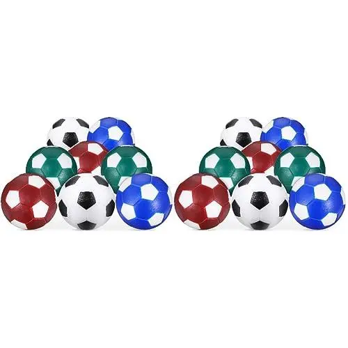 Produktbild: BESPORTBLE 2sets Tischfußball-ersatz Mini-tischfußball-spielfarben Glattes Und Robustes Design 8 Stücke * 2