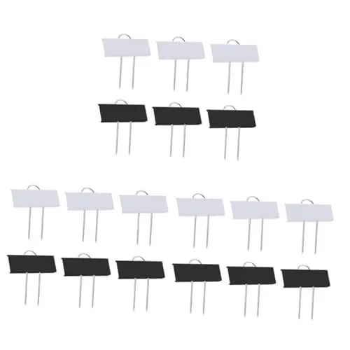 Produktbild: BESPORTBLE 18 Stk Gewächshaus Zeichen Metallmarker Metallschild kinder gärtnern kinder gartenwerkzeug Töpfe für Pflanzen Embleme Gartenanhänger zum Aufhängen Gartenetikett