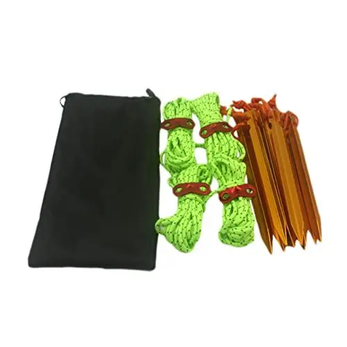 Produktbild: BESPORTBLE 19 Teiliges Zeltzubehör Zeltpfahl Herings Set Zeltpfahl Mit Seil Zeltheringe Und Seil