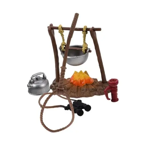 Produktbild: BESPORTBLE Miniatur Campingspielzeugset für Kinder Plastiksimulations Campingausrüstung Outdoor Erlebnisspielzeug für Kreative Rollenspiele im Freien
