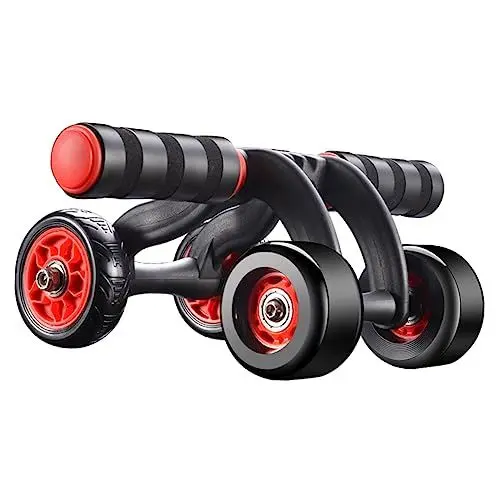 Produktbild: BESPORTBLE 1Stk Fitness-Roller Stützräder Fitnessrad Knieschutz Fitnessgerät schwarz fi portable fitnessfahhrad totgeschwiegen handgrippe Fitness-Übungsgerät Ausrüstung zum Abnehmen Black