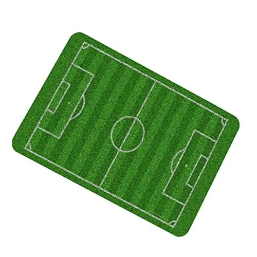Produktbild: BESPORTBLE Fußballmatten Rechteckige Badezimmermatte Saugfähige Bodenmatte rutschfeste Fußunterlage Für Türmatte