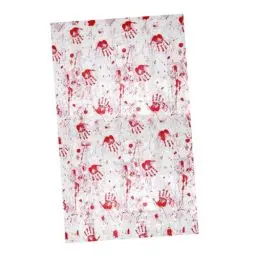 Produktbild: BESPORTBLE 1Stk blutige gruselige Halloween-Requisiten blutige Tischdecke Gruseliges Halloween-Tuch Halloween Dekoration Halloween-Dekoration Partyzubehör Halloween dekorative rot