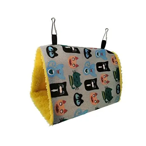 Produktbild: BESPORTBLE 1stück Dickes Dreieck Warmes Vogelhaus Minimalistisches Papageienbett Hängematte Für Große Vögel Für Papageien Und Andere Haustiere