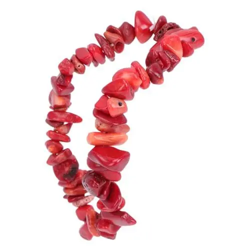 Produktbild: BESPORTBLE 1Stück Dekorative Naturstein Armband Für Damen Modisches Handgelenk Accessoire Korallenstein Festival Oder Armband Stilvoller Schmuck