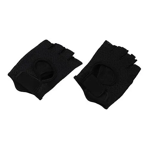 Produktbild: Happyyami 2 Paar Atmungsaktive Fitness-Handschuhe Handschuhe für änner Fitness-Trainingshandschuhe Halbfinger-Sporthandschuhe rutschfeste Halbfingerhandschuhe Fingerlose Trainingshandschuhe