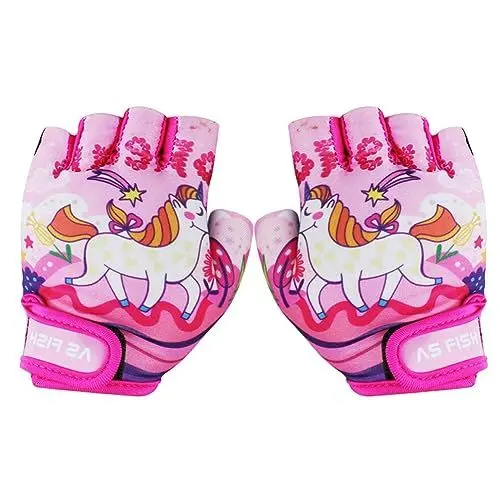 Produktbild: BESPORTBLE 1 Paar Fingerlose Handschuhe Für Jungen Schlaghandschuhe Angelhandschuhe Einhorn-Reithandschuhe Kletterhandschuhe Kinderfahrradhandschuhe Kinderschutzhandschuhe rutschfeste