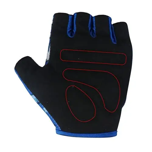 Produktbild: BESPORTBLE Fahrradhandschuhe Kinder Halbfinger - Reithandschuhe - rutschfeste Kinderhandschuhe - Hai-Muster Größe Xs