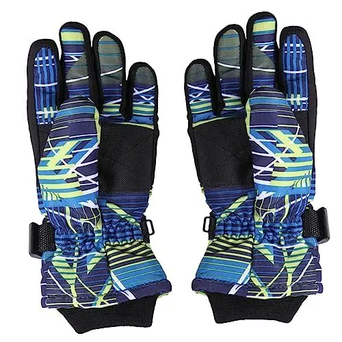 Produktbild: BESPORTBLE 1 Paar Kinderhandschuhe Fahrradhandschuhe Für Den Winter Schneehandschuhe Für Kinder Schneehandschuhe Für Jungen Winddichte Skihandschuhe Kleinkind Polyester Fäustlinge Schlitten