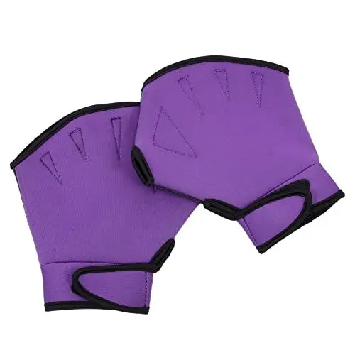Produktbild: BESPORTBLE 1paar Einstellbare Schwimmhandschuhe Nylon Wasserabweisend Für Oberkörpertraining Im Pool Unterstützung Beim Schwimmen Und Tauchen
