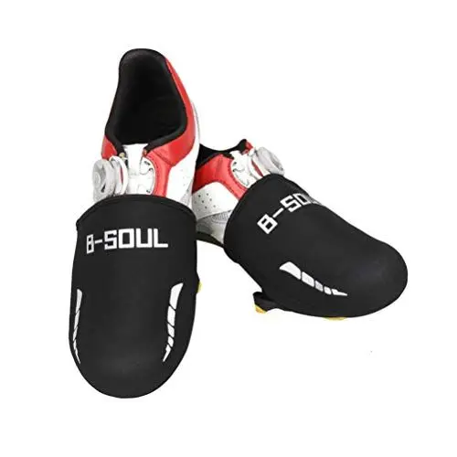 Produktbild: BESPORTBLE 1 Paar Zehenschutz Beim Radfahren Fahrradüberschuhe Für Den Winter Schuhüberzüge Einweg Überschuhe Für Fahrradschuhe Einweg-schuhüberzüge Mann Kopfbedeckung Mountainbike