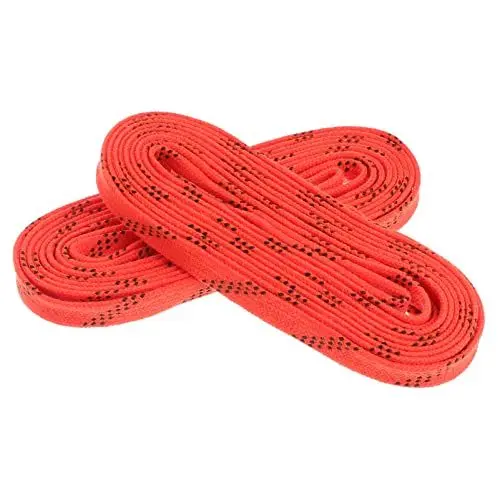 Produktbild: BESPORTBLE 1 Pair Hockey Skate Schnürsenkel Eishockey Roller Skates Schnürsenkel Gewachster Anti- Freezing Anti- Schuhschnüre für Sports Skifahren Hockey 2022 Winter Orange 96Inch