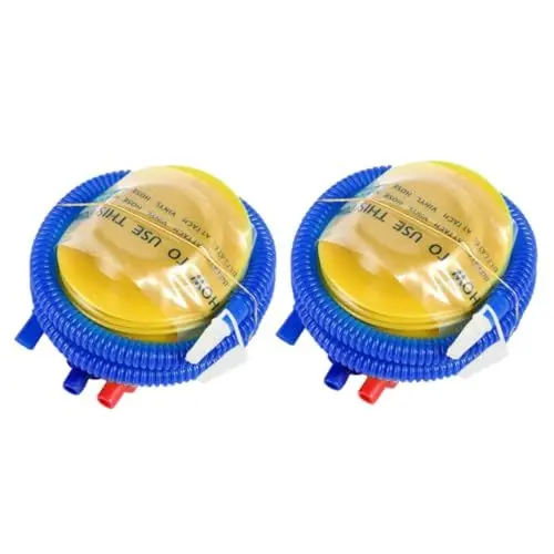 Produktbild: BESPORTBLE 1 Satz 2St Ballon Pumper Zubehör für Fahrräder Luftbettpumpe Fuß aufblasbares kopfkissen Inflatable Pillow Ballonaufblasgerät Luftpumpe Aufblasvorrichtung Hilfsstoffe