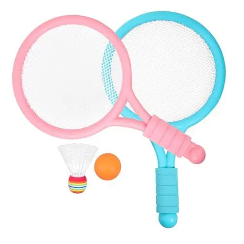 Produktbild: BESPORTBLE 1 Satz Badmintonschläger Für Kinder Kinderschläger Sportschläger Mit Bällen Sportgeräte Badmintonschläger Mit Ball Kinderspielzeug Badminton-Spiel-Tool Badminton-Kinder Plastik