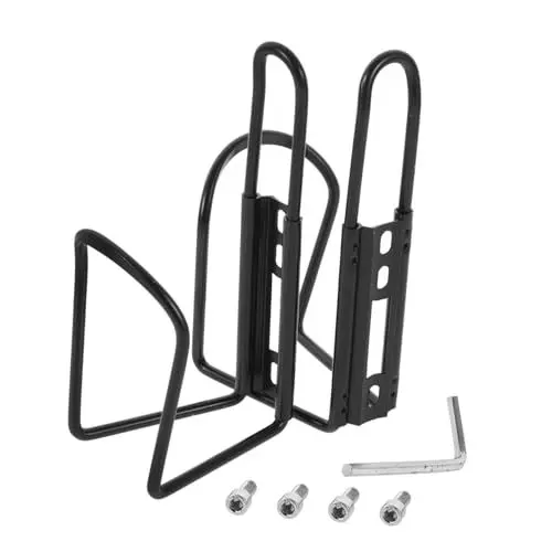 Produktbild: BESPORTBLE 1 Satz Fahrrad Flaschenhalter Wasserflaschenhalter Fahrrad Mit Wasserflasche Fahrradwasserflasche Trinkflaschenhalter Mountainbike Fahrrad Wasserhalter Black Aluminiumlegierung