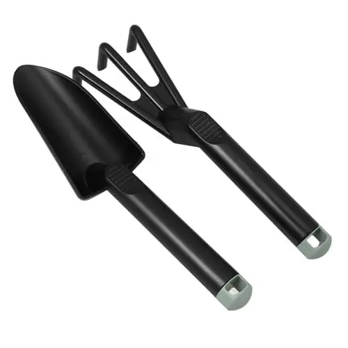 Produktbild: BESPORTBLE 1 Satz Gartengeräte Kelle Gartenwerkzeug Grubber Gartengerät Rechen Für Kinder Gartenhandwerkzeuge Unkrauthacke Gartenhacken Zum Jäten Garten Handgabel Handrechen Black Pp