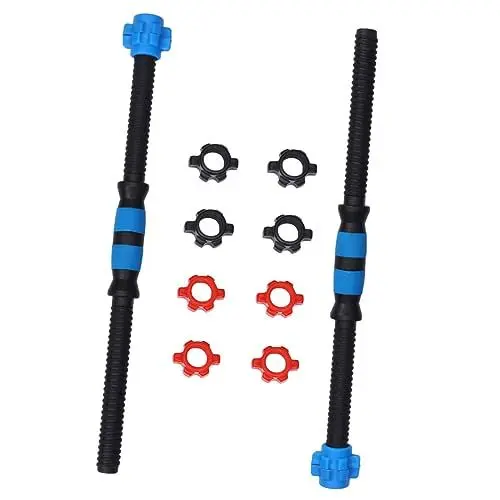 Produktbild: BESPORTBLE 1 Satz Hantel Mit Gewinde Verstellbare Hantelstange Hantelgriffe Mit Gewinde Hantelgriff Mit Manschetten Hantel Verbindungsstange Gewichtheben Fitness Langhantel-Set Feder