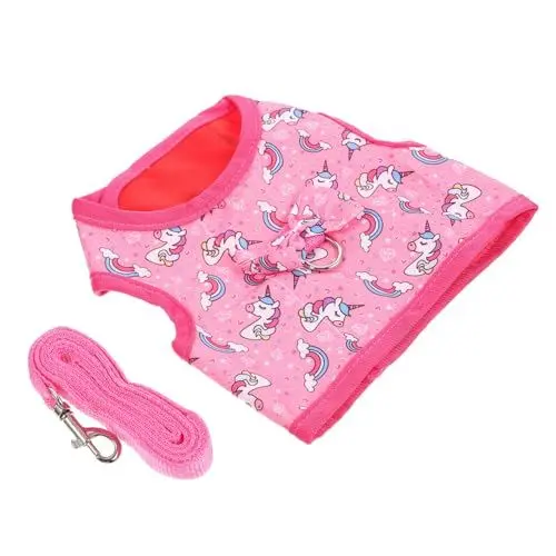 Produktbild: BESPORTBLE 1 Satz Hasenkleidung Leine-kit Für Kleine Haustiere Kaninchen-gehgeschirr Kleines Hundegeschirr Verstellbares Geschirr Für Kleintiere Igel Weste Leine Hühnerleinen Polyester