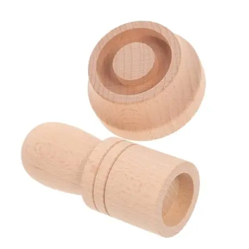 Produktbild: BESPORTBLE 1 Satz Holz-Papiertöpfe-Hersteller Setzling-Starter-Töpfe-Hersteller Gartenarbeit DIY-Pflanzgefäß-Hersteller Zeitungs-Blumentopf-Hersteller Machen Sie Ihre