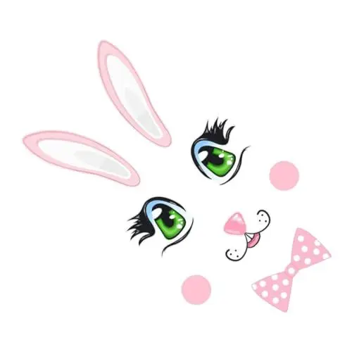 Produktbild: BESPORTBLE 1 Satz Ostern-kühlschrankmagnete Hasen-dekor Magnete Für Die Ostergarage Wanddekoration Zu Ostern Häschen-automagnete Ostern Garagentor Aufkleber Pvc Dekorative Aufkleber Boden