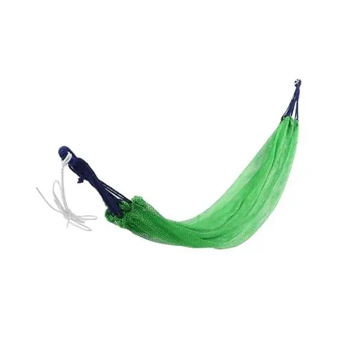 Produktbild: BESPORTBLE Hängemattenstuhlnetz Outdoor Camping Hängematte Mesh Hängematte Tragbare Reisehängematte Einzelperson Ice Silk Stoff