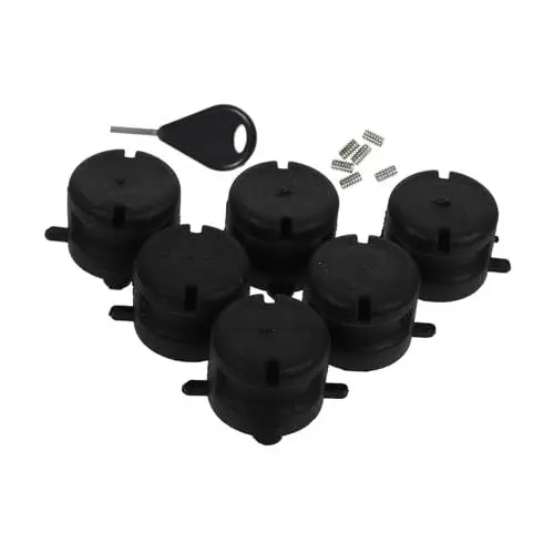 Produktbild: BESPORTBLE 1 Satz Paddelbrett-heckruder-rillenbasis Mini Luftpumpe Bootszubehör Paddleboards Aufblasbar Sup-Board Steckdosenleiste Dekorationen Für Aquarien Paddelbrett Flosse Black Plastik