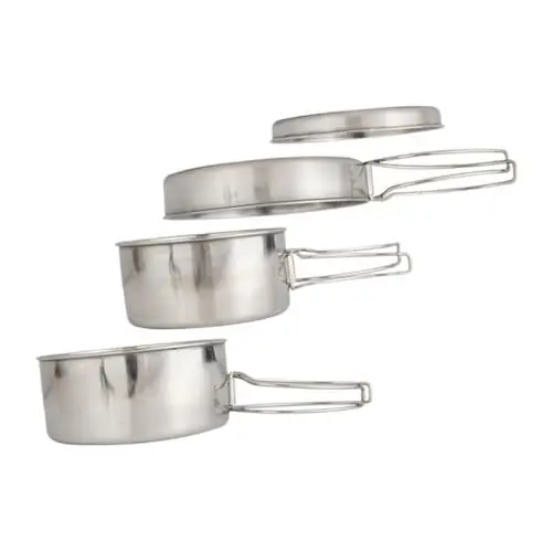 Produktbild: BESPORTBLE 1 Satz kochgeschirr Outdoor Outdoor-kochgeschirr Picknick-Kochgeschirr-Set Campingtopf Camping-Kochgeschirr Campingkochutensilien tragbares Kochgeschirr-Set Langen Griff Suite