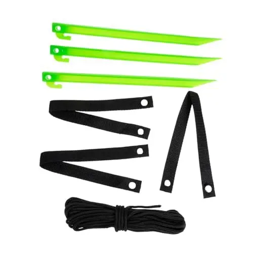 Produktbild: BESPORTBLE 1 Satz Set zum Abstecken von Gartenbäumen Rasenwerkzeuge Erdanker Anlage Baum unterstützung Gartenpark-Baumpfähle draussen Suite Stützgürtel Pflanze Baumstumpf Nylon