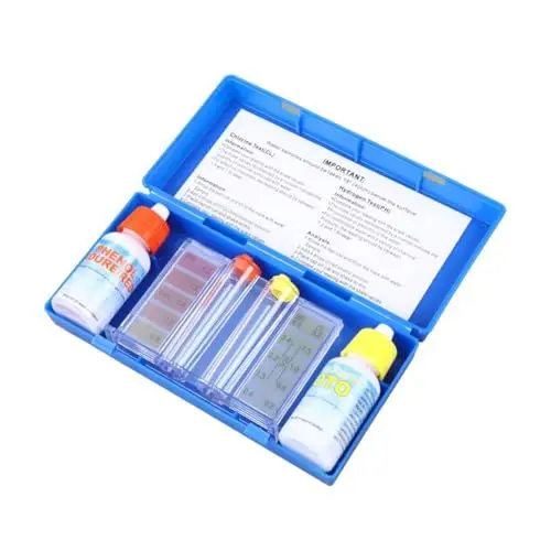 Produktbild: BESPORTBLE 1Satz Pool Test Reagenz für Wasserqualität Ph Test Flüssigkeit für Schwimmbad und Spa Chemisches Testmittel zur Messung von Alkalität und Härte Tragbar und Präzise
